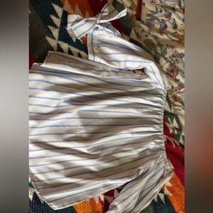 Striped Off-Shoulder Blouse